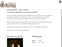 Tablet Screenshot of kreuz-dallenwil.ch